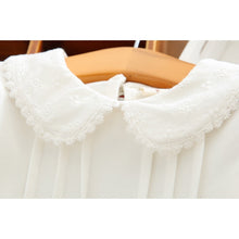 Load image into Gallery viewer, Cotton Lace Blouse White
