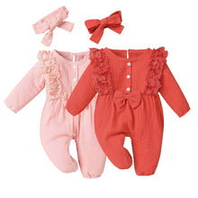 Load image into Gallery viewer, Lace Romper Set - Multiple Colors
