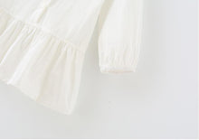 Load image into Gallery viewer, Knitted Vest with White Shirt Dress
