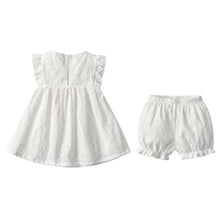 Load image into Gallery viewer, Dress &amp; Shorts Set White
